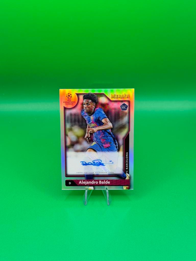 2021-2022 Alejandro Balde RC Auto Topps Merlin UCL #A-AB, Ophalen of Verzenden, Zo goed als nieuw, Stickers en Plaatjes