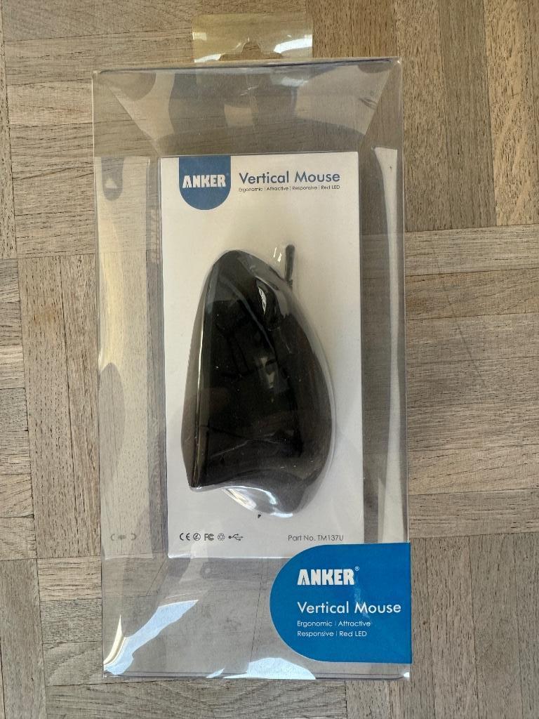 Souris optique ergonomique verticale sans fil Anker 2,4 g, Souris, Enlèvement, Anker, Sans fil