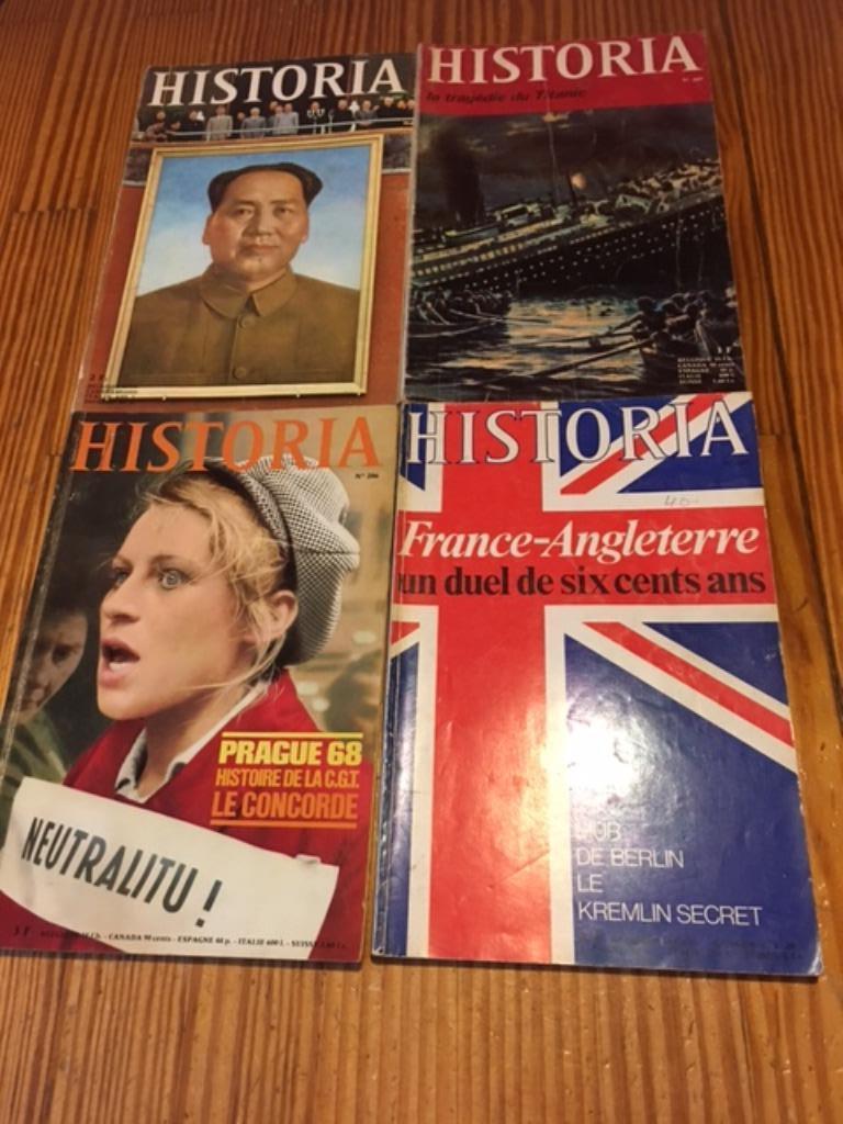 Historia, 9 pièces dont une sur le Titanic, Enlèvement ou Envoi, Journal ou Magazine