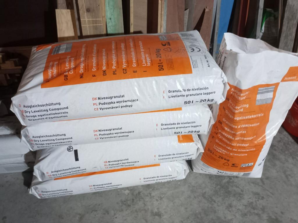 Egalisatiekorrels Fermacell, Ophalen, Nieuw, Overige materialen, Vloerisolatie