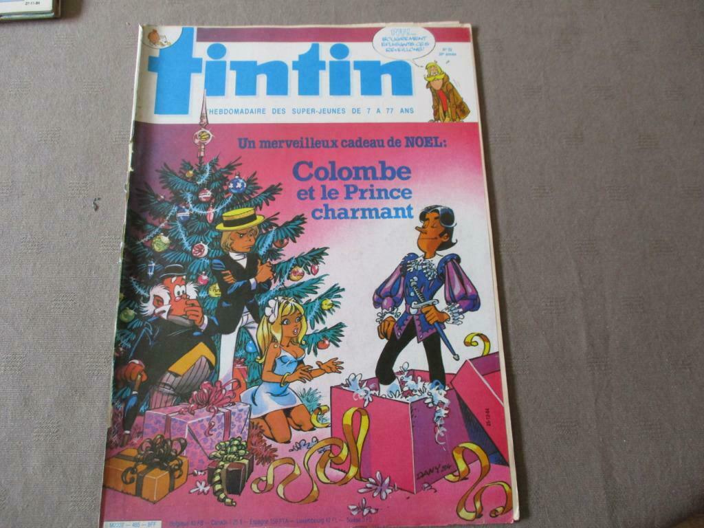 TINTIN. N 52 39e ANNEE.  25-12-1984, Livres, Journaux & Revues, Enlèvement ou Envoi, Utilisé, Autres types