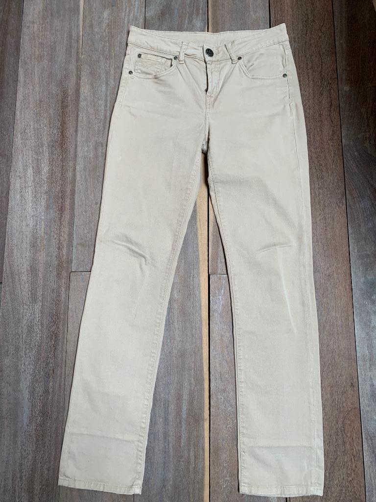 Lee Cooper Jean beige W 28 L 32 Kim Slim high rise beige, W28 - W29 (confection 36), Autres couleurs, Lee Cooper, Porté