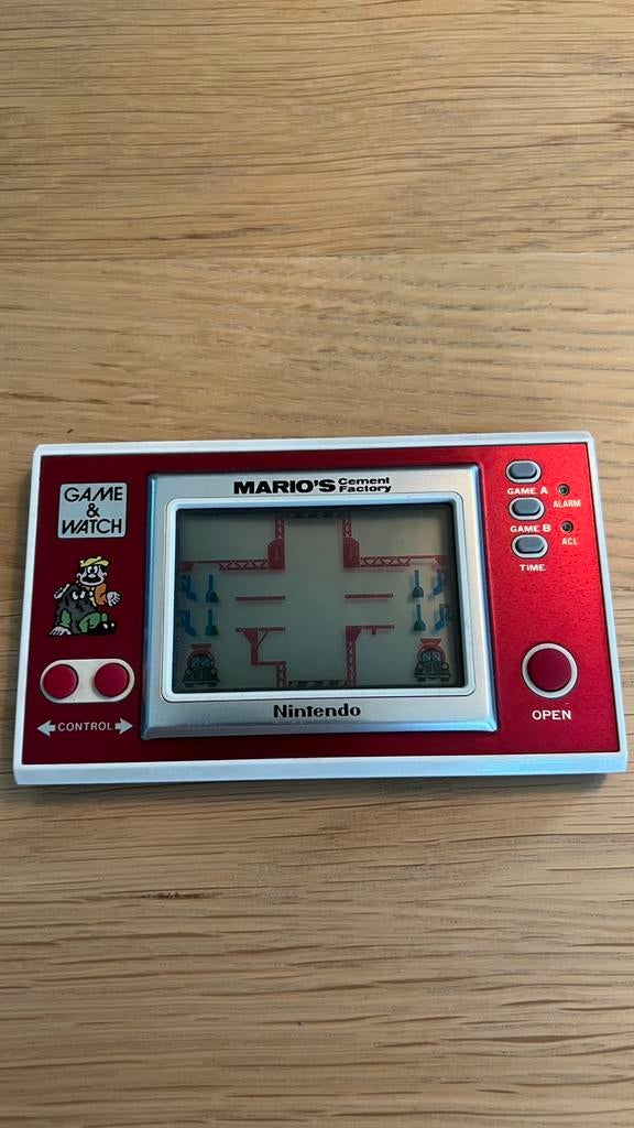 Nintendo Game & Watch Mario’s Cement Factory - perfect staat, Games en Spelcomputers, Overige typen, Ophalen of Verzenden, Zo goed als nieuw