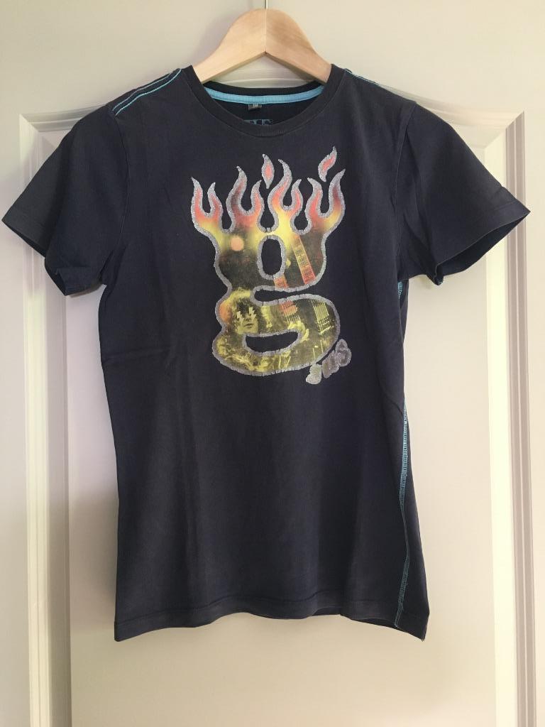 Blauwe T-shirt GSUS 13-14 jaar, Ophalen of Verzenden, Zo goed als nieuw, Gsus, Shirt of Longsleeve