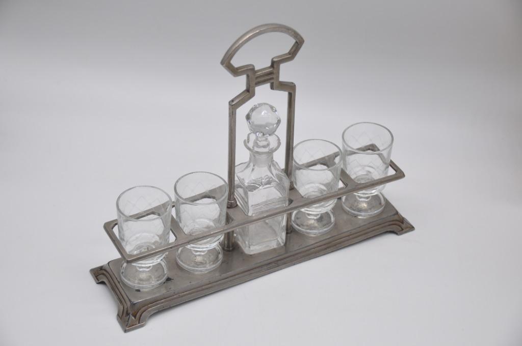 Likeur set - jugendstil, Ophalen of Verzenden