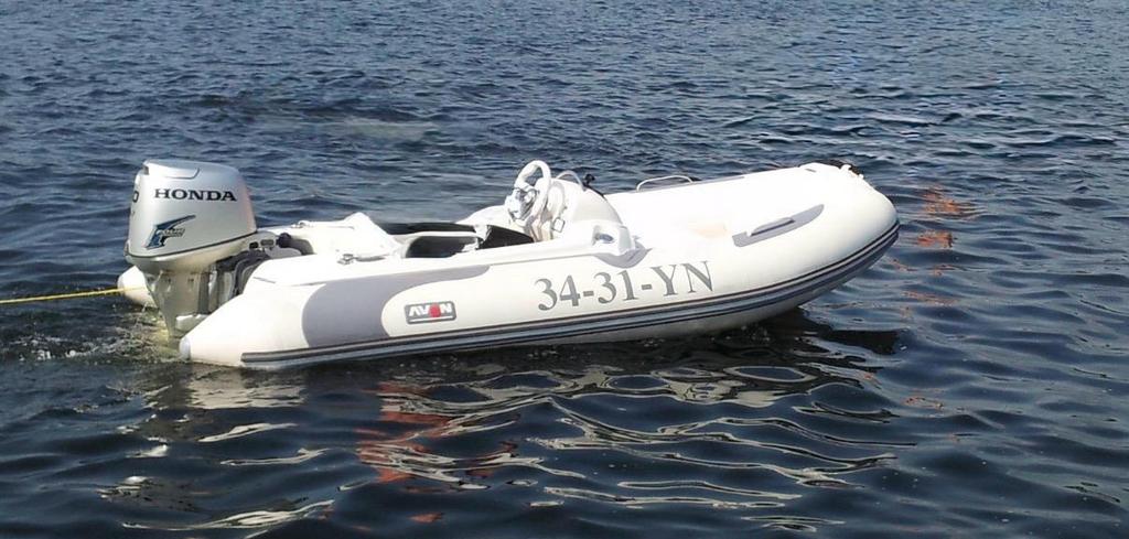 Avon seasport 360 DL met motor en trailer, Watersport en Boten, Gebruikt, Overige brandstoffen, Minder dan 70 pk, Overige materialen