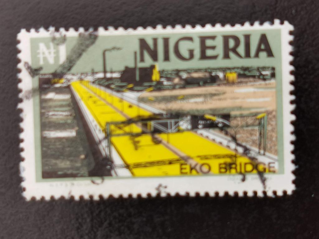 Nigeria 1973 - brug, Postzegels en Munten, Postzegels | Afrika, Ophalen of Verzenden, Nigeria, Gestempeld