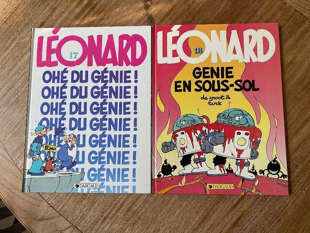 Léonard  17 et 18 - EO, Turk & De Groot., Ophalen of Verzenden, Zo goed als nieuw, Meerdere stripboeken