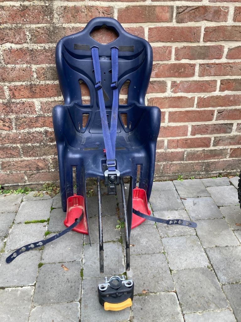 fietsstoeltje voor kinderen, Ophalen, Gebruikt, Achterzitje, Voetsteuntjes