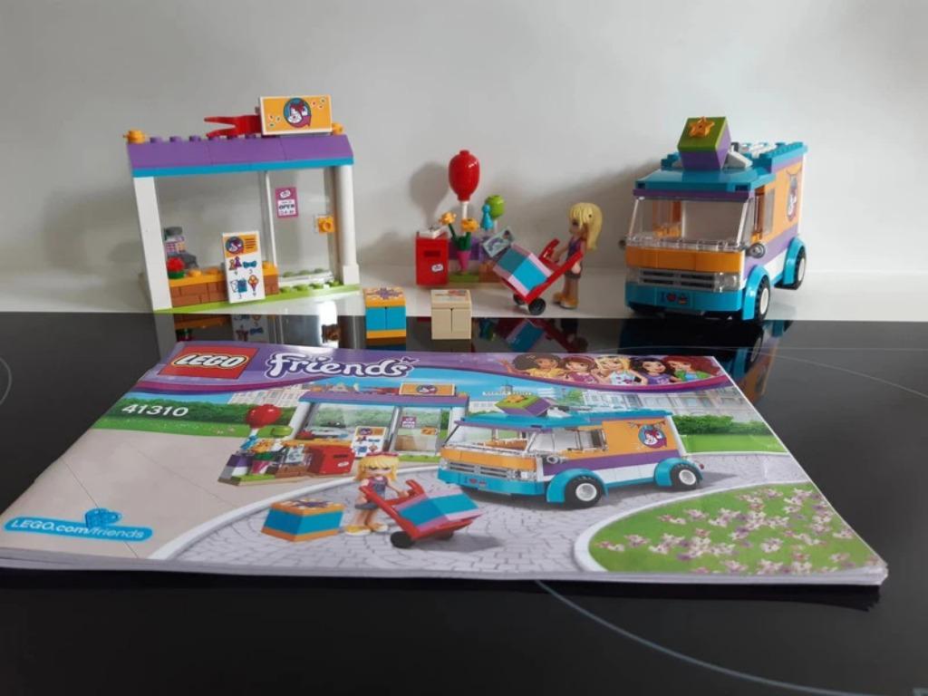 Lego friends 41310 heartlake pakjesdienst, Ophalen of Verzenden, Gebruikt, Complete set, Lego