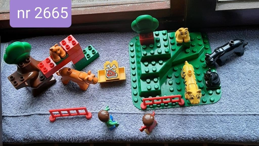 Lego duplo; Wilde katten set nr 2665, Kinderen en Baby's, Speelgoed | Duplo en Lego, Ophalen of Verzenden, Zo goed als nieuw, Duplo