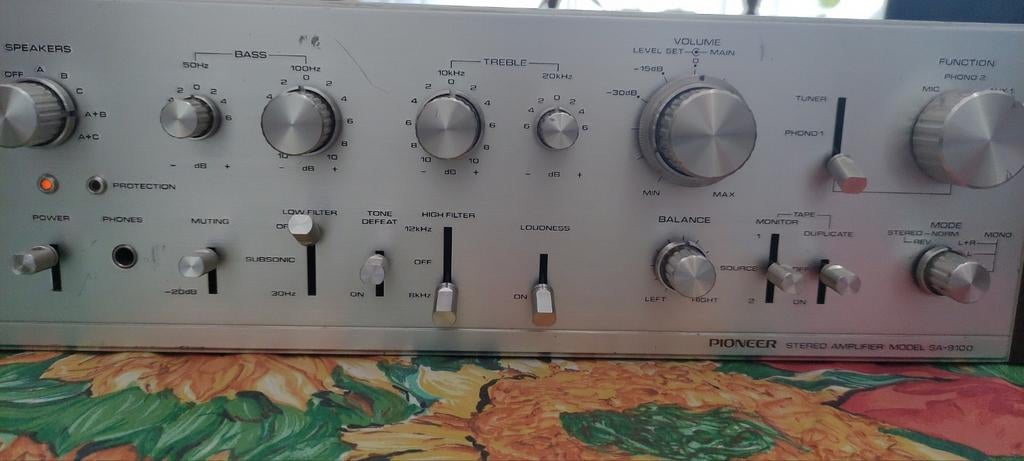 PIONEER SA-9100 VERKOCHT, Ophalen of Verzenden, Gebruikt, Pioneer