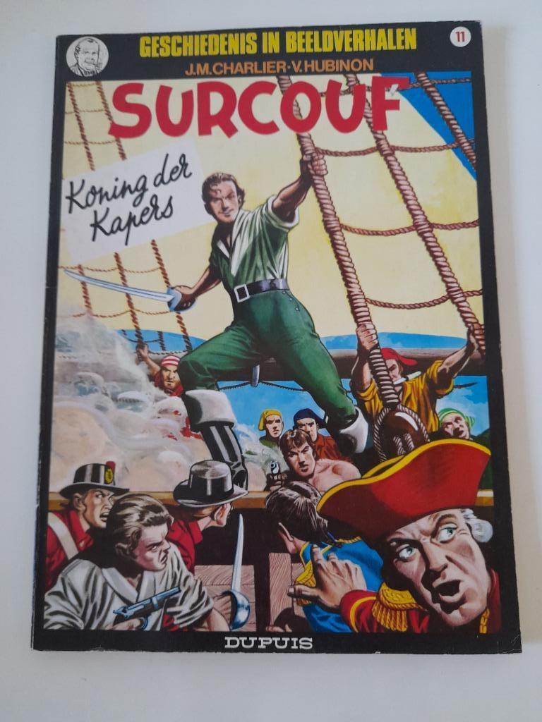 Strip - Surcouf, Koning Der Kapers, Livres, BD, Enlèvement ou Envoi
