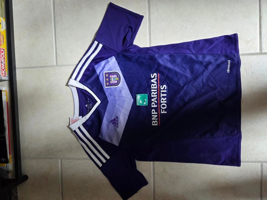 Vareuse anderlecht 2016-2017 adidas junior 150, Enlèvement ou Envoi, Comme neuf, Maillot