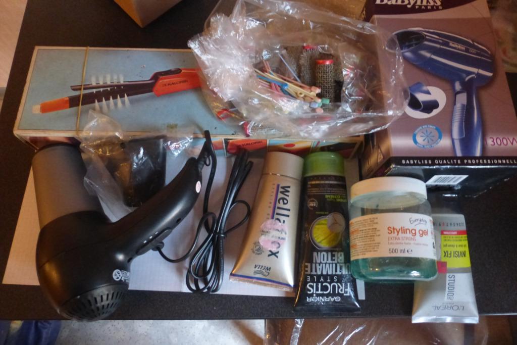haargel krultang krulspelden, Handtassen en Accessoires, Uiterlijk | Haarverzorging, Ophalen, Zo goed als nieuw, Haardroger