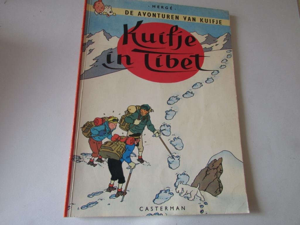 KUIFJE IN TIBET, Nr. 19, 1979, Gelezen, Eén stripboek, Ophalen of Verzenden, Hergé