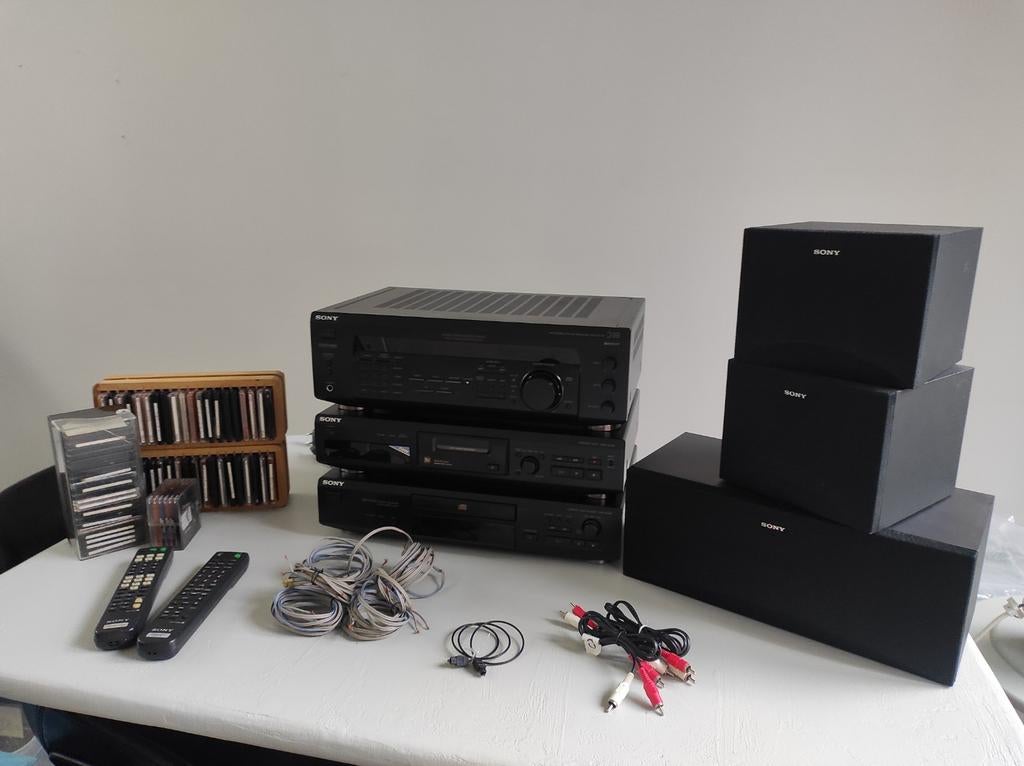 Sony Stereo installatie met CD- en minidisc speler, Ophalen, Sony