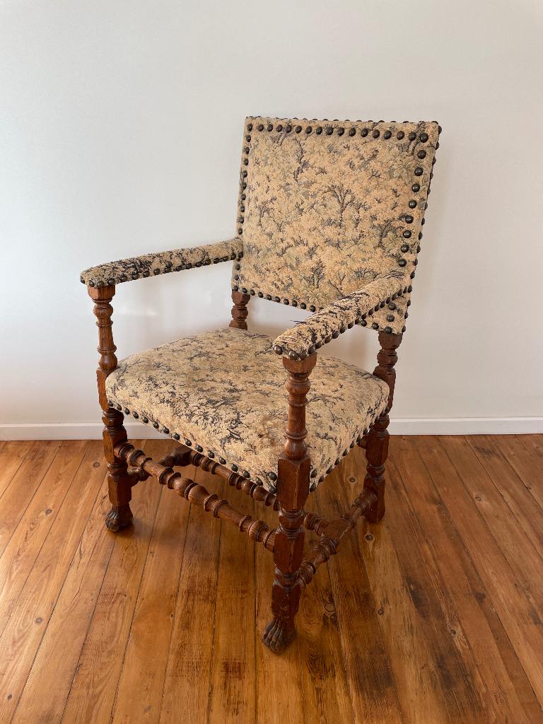 Chaise ancienne - style baroque, Enlèvement