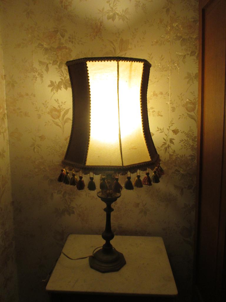 staande lamp vintage, Huis en Inrichting, Lampen | Vloerlampen, Ophalen, Stof