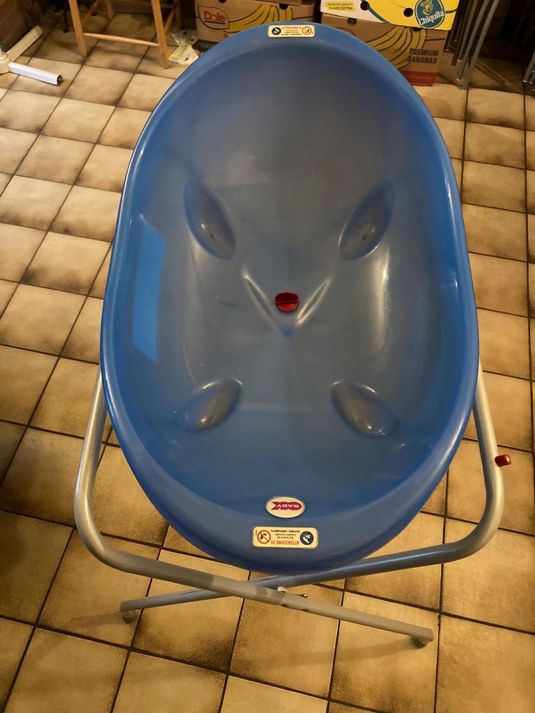 Babybad met onderstel  OK babybad, Ophalen of Verzenden, Zo goed als nieuw, Badje, Overige merken