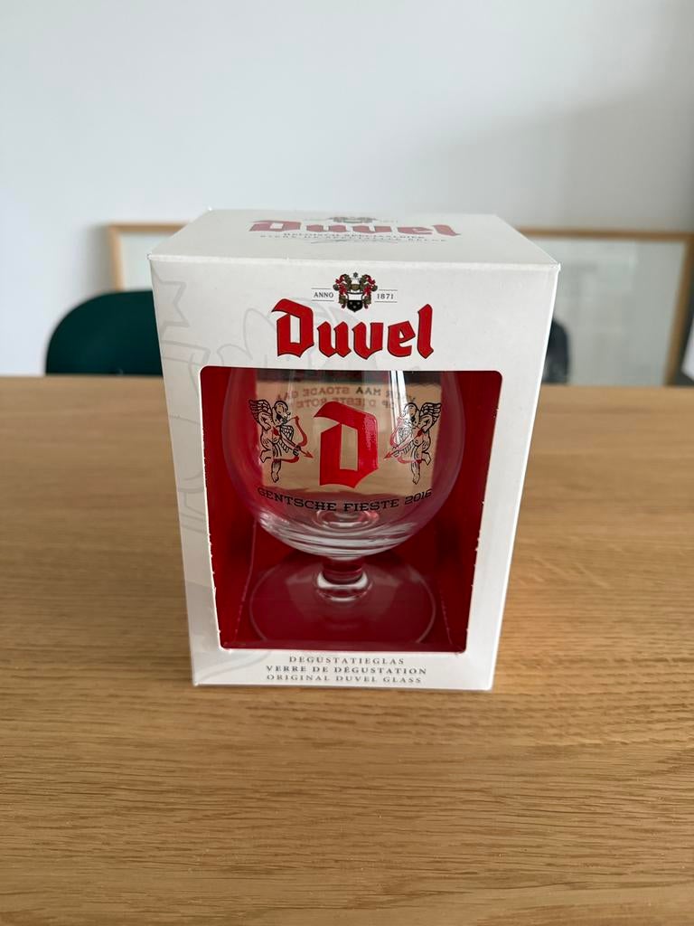 Duvel glas Gentse Feesten 2016 limited edition, Enlèvement ou Envoi, Neuf, Verre à bière