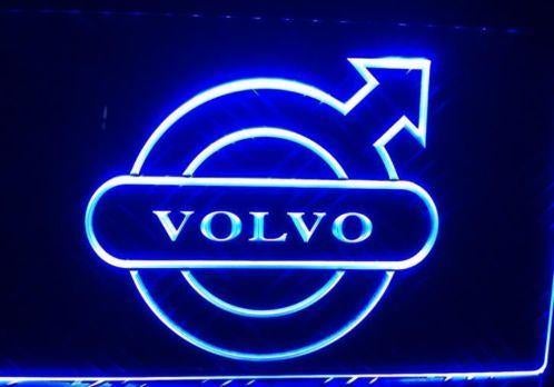 Volvo logo reclame led lamp decoratie verlichting en andere, Verzamelen, Ophalen of Verzenden, Nieuw, Lichtbak of (neon) lamp