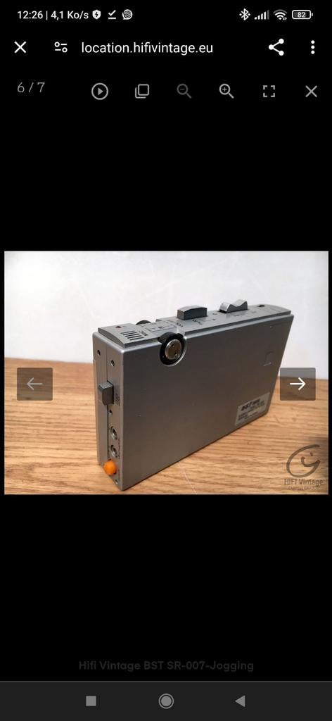 Walkman Vintage BSR SR-007, Enlèvement ou Envoi