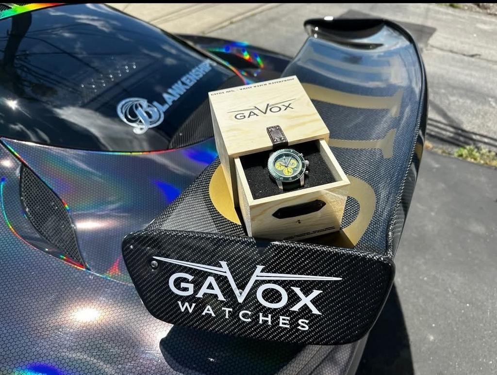 Montre Gavox Lotus Roads, Enlèvement ou Envoi, Comme neuf, Acier, Acier