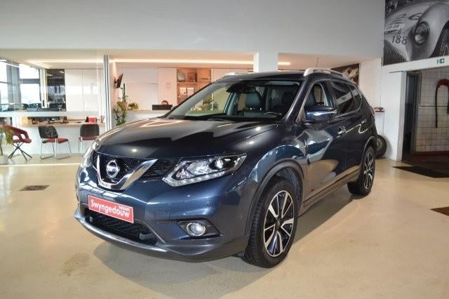 Nissan X-Trail 1.6 dCi 2WD Tekna ,automaat,full option, Auto's, 4 cilinders, Blauw, USB, Leder