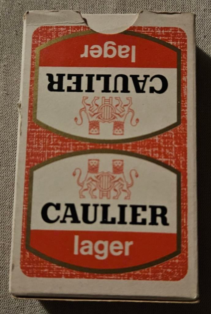 Caulier Lager speelkaarten vintage
Dit is een se, Ophalen of Verzenden, Zo goed als nieuw, Speelkaart(en)