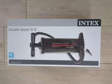 Intex double quick hand luchtpomp, Caravans en Kamperen, Ophalen of Verzenden, Nieuw, Handmatig