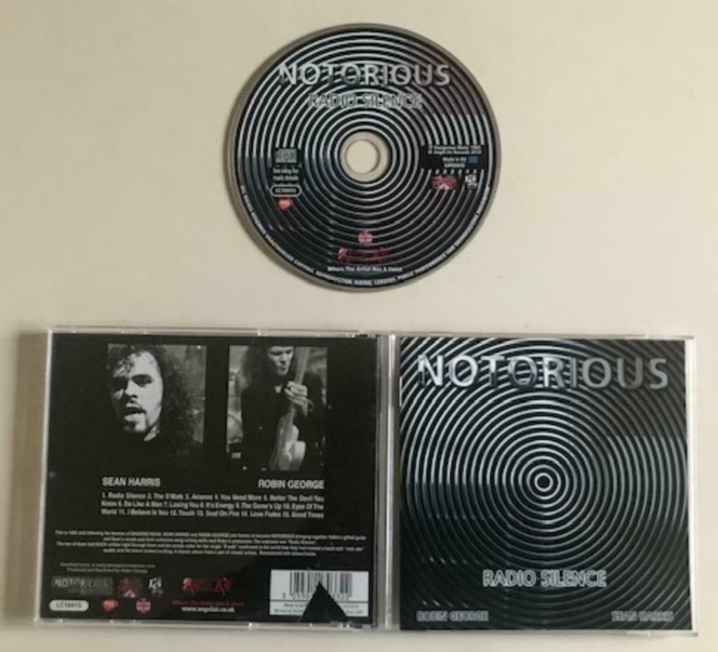 CD NOTORIOUS RADIO SILENCE ROBIN GEORGE + INFO PRESSE, Enlèvement ou Envoi, Comme neuf, Pop rock