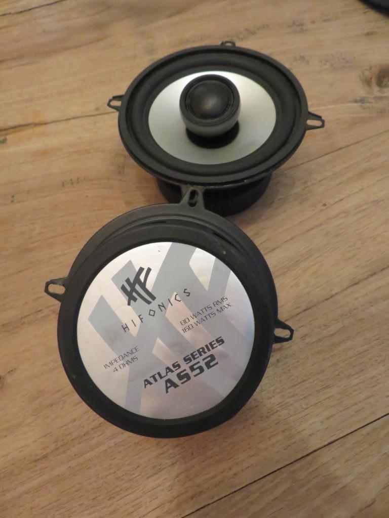 13cm speakers Hifonics, Ophalen of Verzenden, Zo goed als nieuw