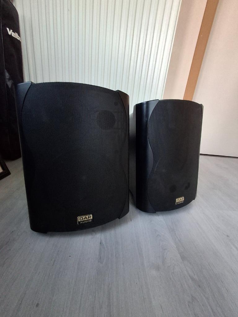 Aktieve luidspreker set, Audio, Tv en Foto, Luidsprekerboxen, Zo goed als nieuw, 60 tot 120 watt, Front, Rear of Stereo speakers