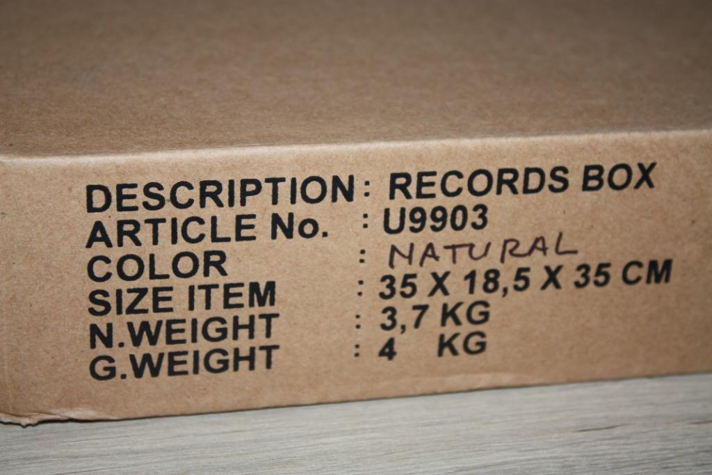 Records box , UDG ultimate-DJ-Gear , nieuw in verpakking, CD & DVD, Vinyles | Autres Vinyles, Neuf, dans son emballage, 12 pouces