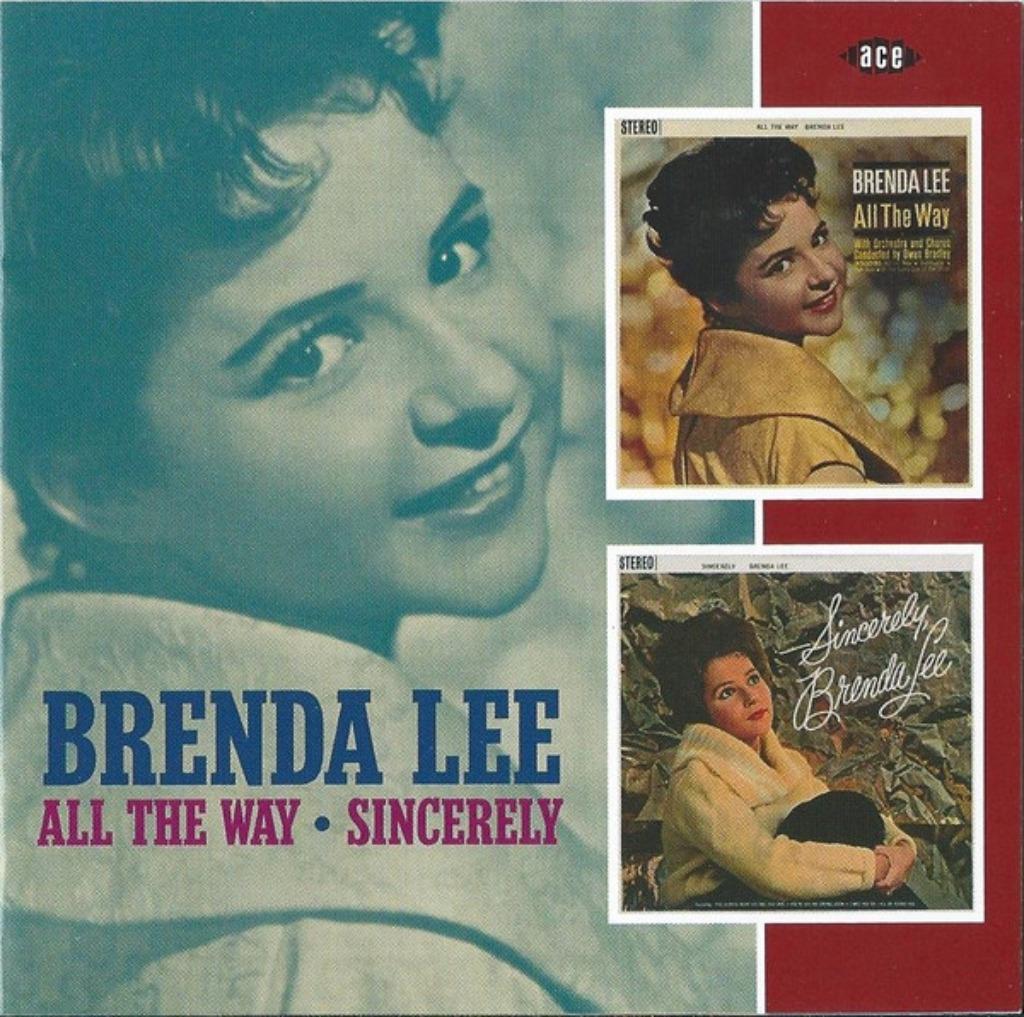 Brenda Lee - All The Way / Sincerely, Enlèvement ou Envoi, Comme neuf