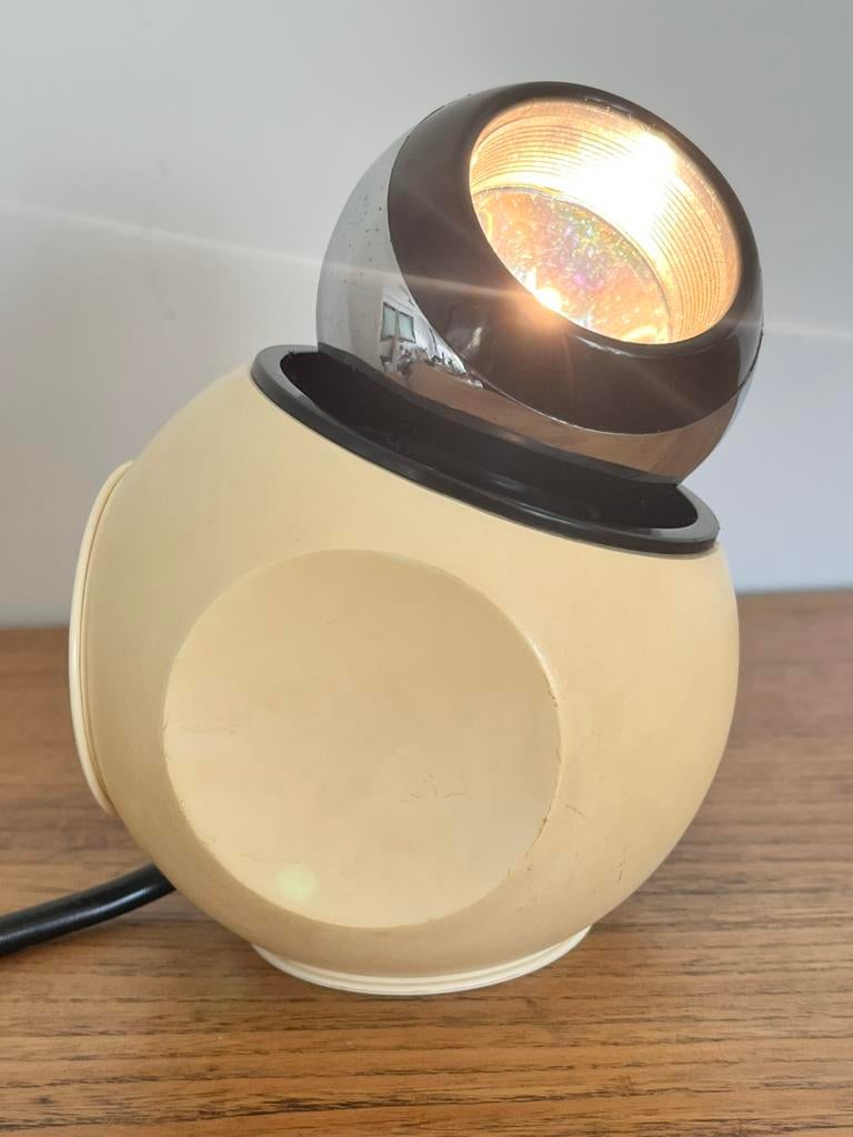 Horst Hartmann Vintage oogbolspot, Huis en Inrichting, Lampen | Spots, Zo goed als nieuw, Ophalen of Verzenden