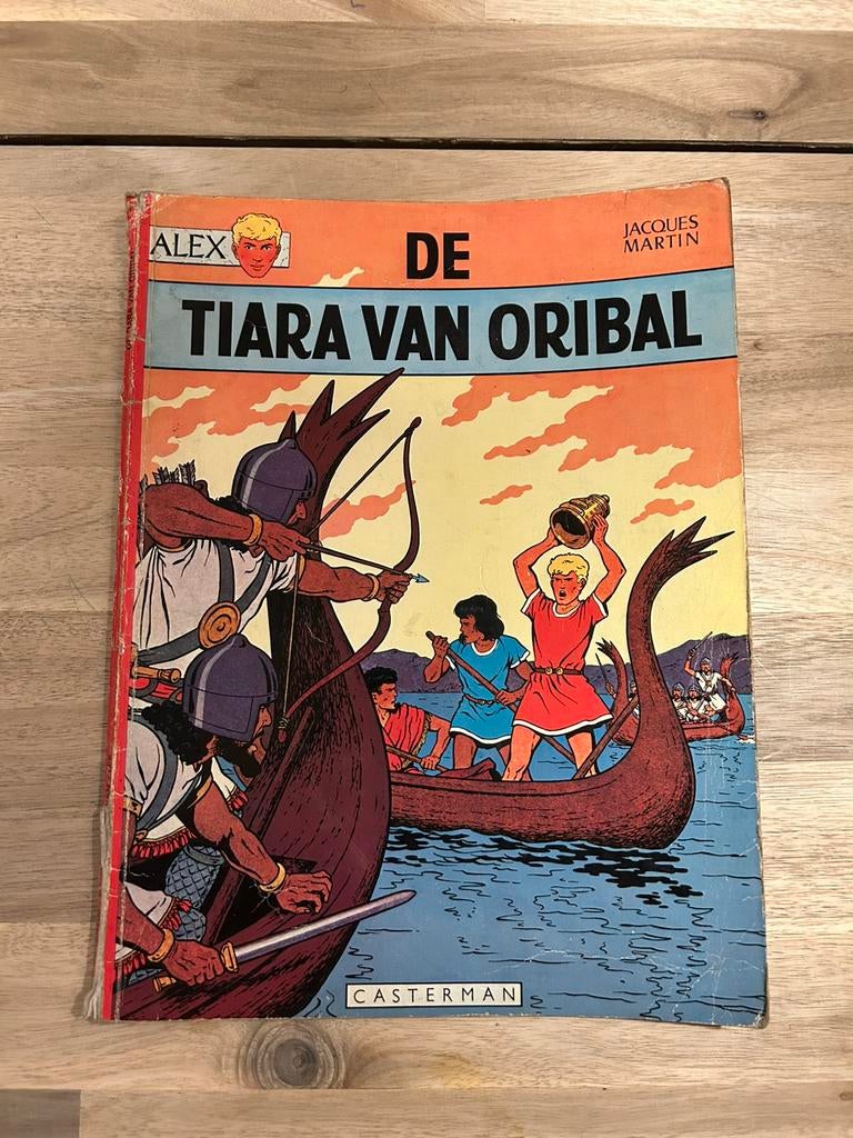 Alex - De tiara van oribal, Eén stripboek, Ophalen, Gelezen