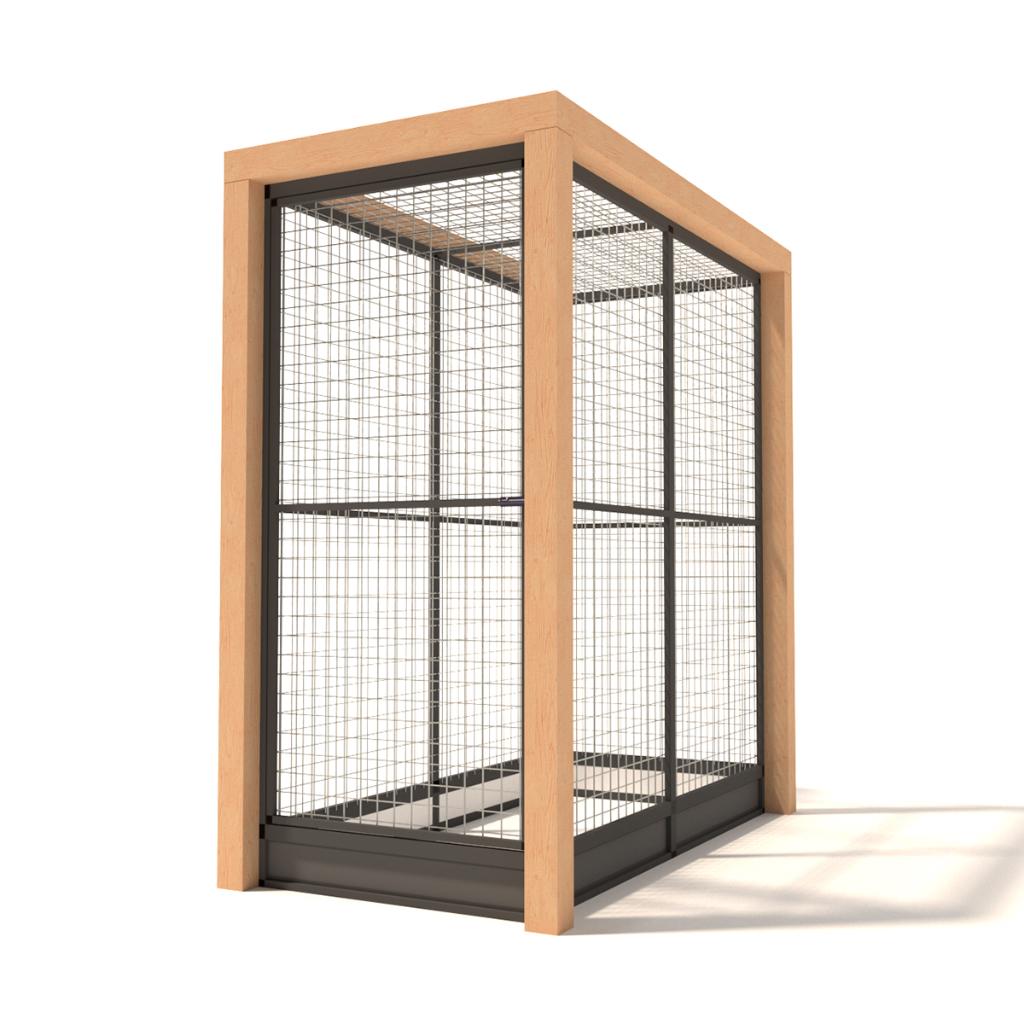 Kippenren Valentijn – Aluminium, Dieren en Toebehoren, Ophalen of Verzenden, Nieuw, Kippenhok of Kippenren