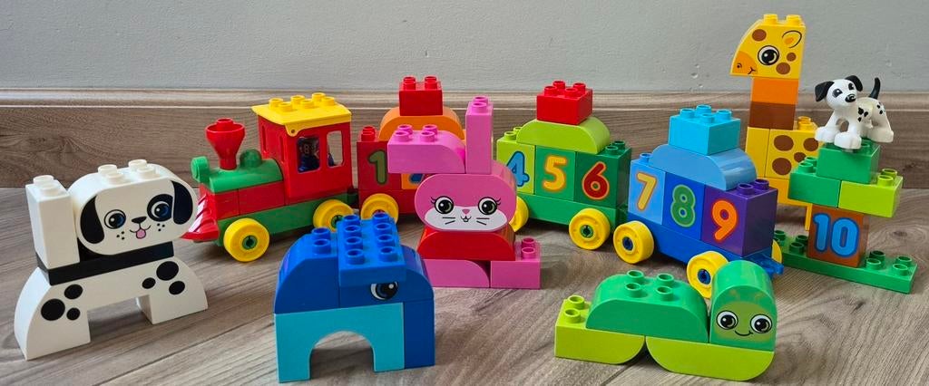 Lego Duplo Getallentrein en Creatieve Dieren, Kinderen en Baby's, Speelgoed | Duplo en Lego, Ophalen of Verzenden, Zo goed als nieuw