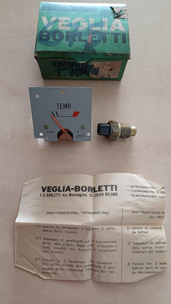 Kit de jauges de température Fiat 124 Berline., Autos : Pièces & Accessoires, Petit matériel, Fiat, Neuf, Enlèvement ou Envoi