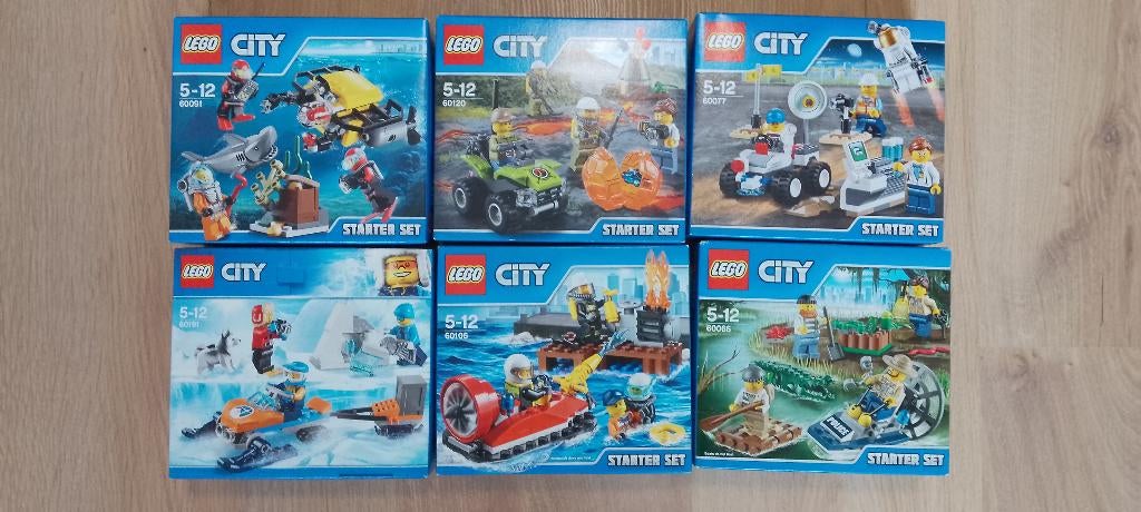 Lego City Starter Sets Nieuw Verzegeld, Kinderen en Baby's, Speelgoed | Duplo en Lego, Nieuw, Lego, Complete set, Ophalen of Verzenden
