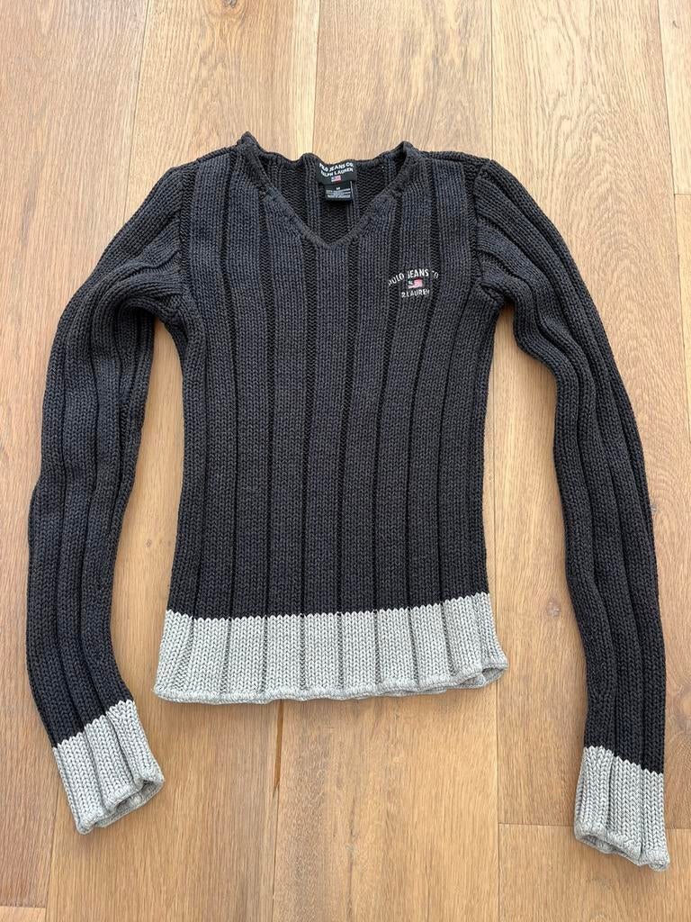 Polo Jeans Company Ralph Lauren - grijze pull met logo, Kleding | Dames, Ophalen of Verzenden