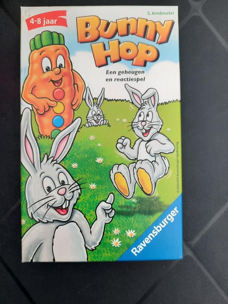 Reisspel Bunny Hop van Ravensburger, Hobby en Vrije tijd, Ophalen of Verzenden, Zo goed als nieuw