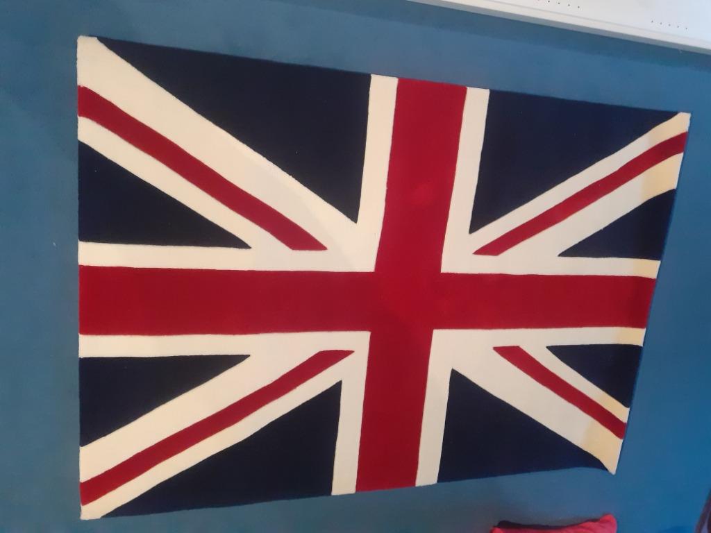 Très beau tapis épais drapeau anglais, Enlèvement, Neuf