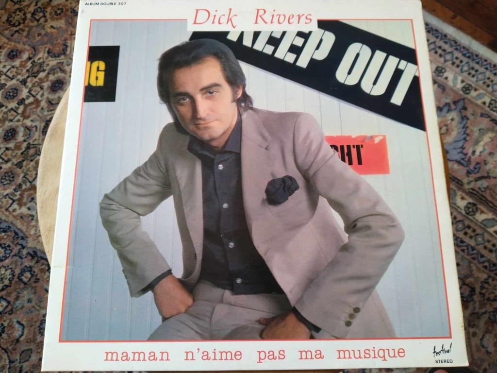 Dick Rivers - Maman n'aime pas ma musique ..., CD & DVD, Enlèvement ou Envoi, Utilisé, 12 pouces
