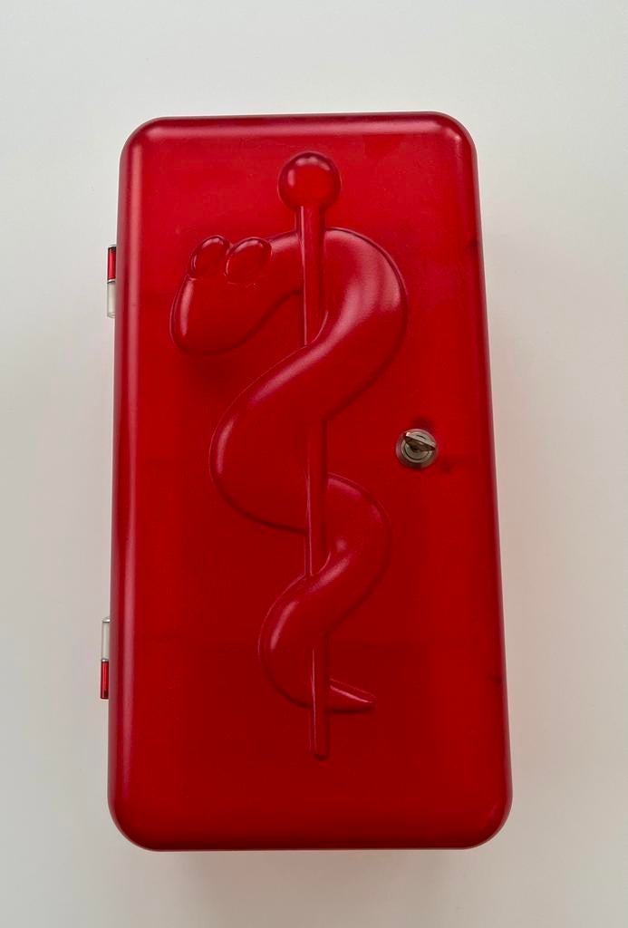Armoire à pharmacie design rouge Koziol, Enlèvement, Comme neuf, Rouge, Autres types