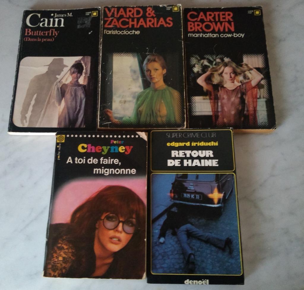 Lot de 5 romans policiers, Livres, Enlèvement ou Envoi