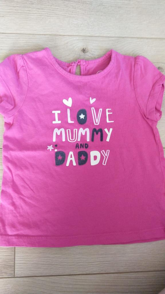 T-shirt 80, Kinderen en Baby's, Babykleding | Maat 80, Ophalen, Gebruikt, C&A, Meisje