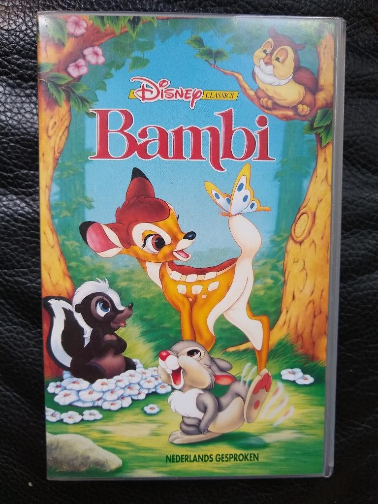 Videocassette "Bambi", Disney Classics, NL gesproken - 2 EUR, Alle leeftijden, Ophalen, Nieuw in verpakking, Tekenfilms en Animatie